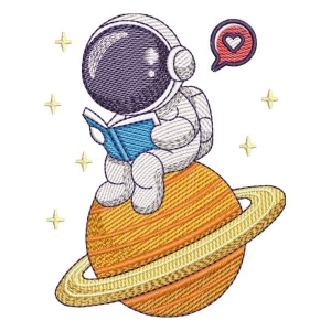 Astronaut (Quick Stitch) Embroidery Design