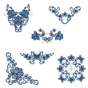 Floral Embroidery Design Pack