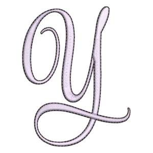 Matriz de bordado Alfabeto Letra Y 