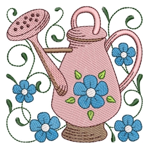 Watering Can (quick stitch) Embroidery Design