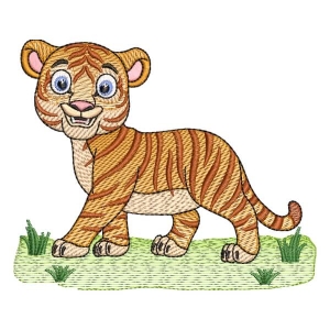 Tiger Embroidery Design