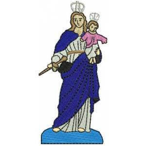 Our Lady Embroidery Design