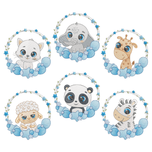 Cute Animals (Quick Stitch) Design Pack