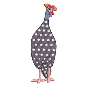 Angola Chicken Embroidery Design