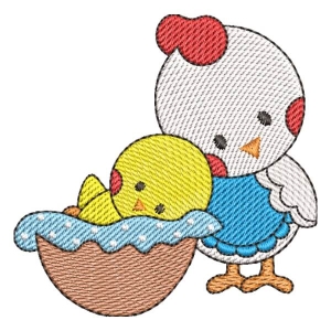 Chicks (Quick Stitch) Embroidery Design