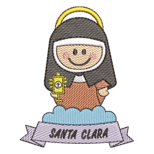 Saint Clara (Quick Stitch) Embroidery Design