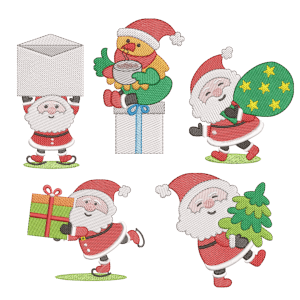 Santa Claus (Quick Stitch) Design Pack