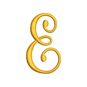 Alfabeto Fling Letra E