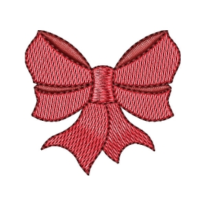 Christmas Bow Knot (Quick Stitch) Embroidery Design