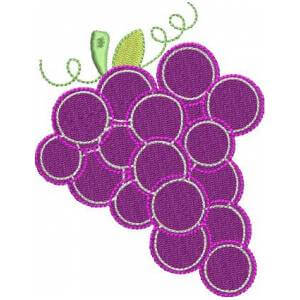 Grape Embroidery Design