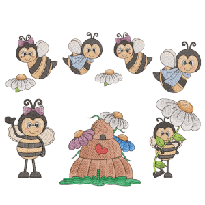 Bees (Quick Stitch) Design Pack