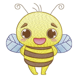 Little Bee (Quick Stitch) Embroidery Design