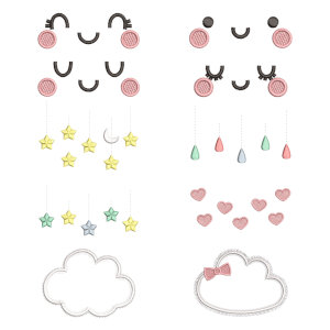 Clouds (Applique) Design Pack