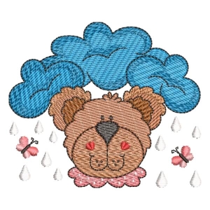 Teddy Bear (Quick Stitch) Embroidery Design