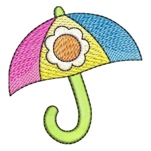 Umbrella (Pontos Leves) Embroidery Design