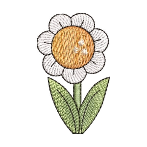 Daisy (Quick Stitch) Embroidery Design