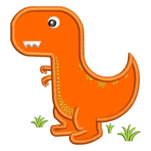Matriz de bordado Dinossauro (Aplique)