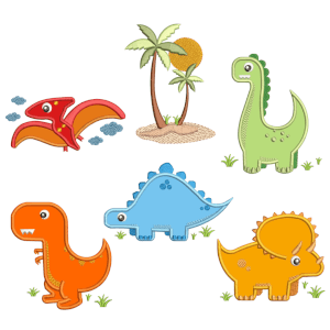  Dinossauros (Aplique)