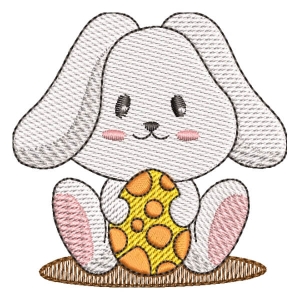 Easter Bunny (Quick Stitch) Embroidery Design