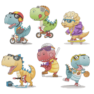 Dinossaurs (Quick Stitch) Design Pack