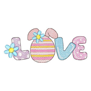 Love (Quick Stitch) Embroidery Design
