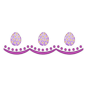Easter Egg Bunny (Quick Stitch) Embroidery Design