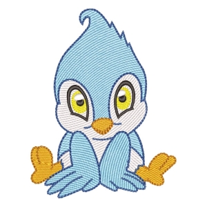 Cute Bird (Quick Stitch) Embroidery Design