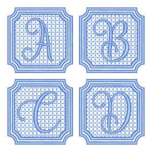 Alphabet with Frame Design Pack