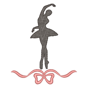 Ballet Dancer (Quick Stitch) Embroidery Design