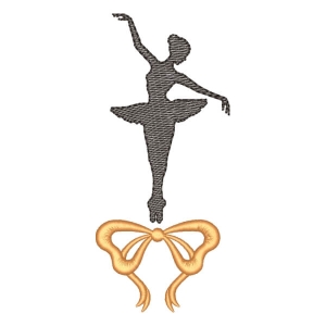 Ballet Dancer (Quick Stitch) Embroidery Design
