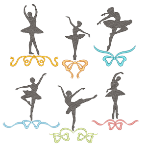 Ballerinas (Quick Stitch) Design Pack