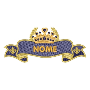 Name in Pennant (Quick Stitch) Embroidery Design