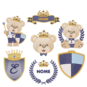 Bears and Coats of Arms (Quick Stitch) Design Pack
