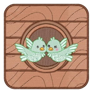 Birds in the Ark (Quick Stitch) Embroidery Design