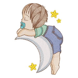 Dreamy Girl (Quick Stitch) Embroidery Design