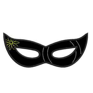 Matriz de bordado Máscara de Carnaval 03 (aplique)