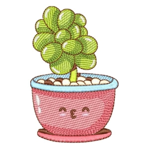 Cucculent Flower (Quick Stitch) Embroidery Design