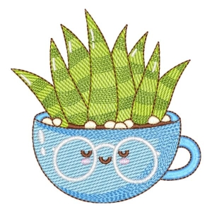 Succulent Flower (Quick Stitch) Embroidery Design