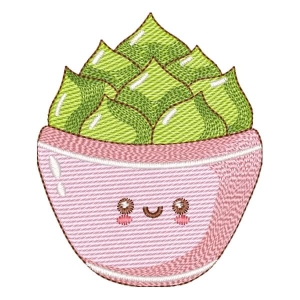 Succulent Flower (Quick Stitch) Embroidery Design