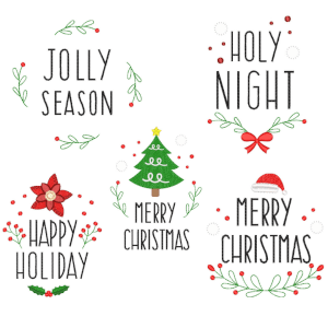 Christmas Messages Design Pack