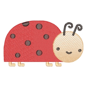 LadyBug (Quick Stitch) Embroidery Design