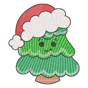 Christmas Tree (Quick Stitch) Embroidery Design