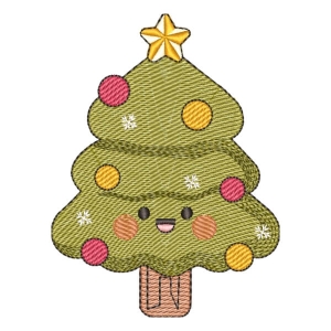 Christmas Tree (Quick Stitch) Embroidery Design