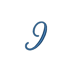 Amotim Font Letter I Uppercase Embroidery Design