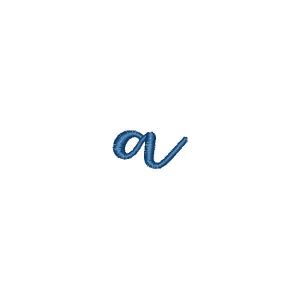 Amotim Font Letter a Embroidery Design