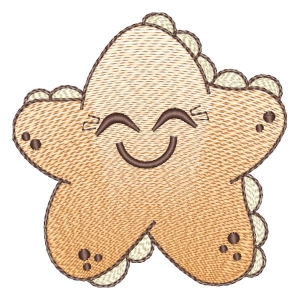 Cute Starfish (Quick Stitch) Embroidery Design