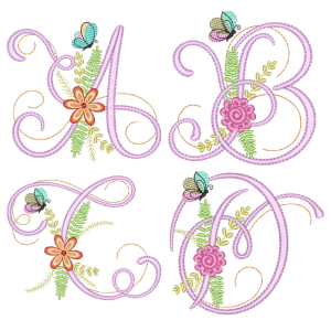 Flower Monogram Design Pack