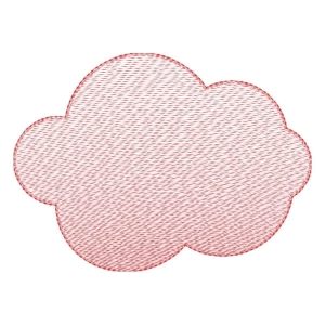 Matriz de bordado Nuvem Cute (Pontos Leves)