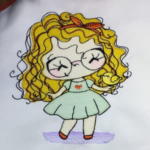 Menina e Pássaro (Pontos Leves)