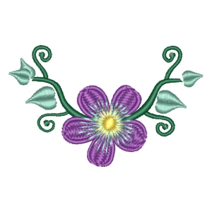 Matriz de bordado Arranjo Floral